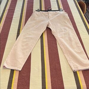 AG ballet pink straight jeans 28r